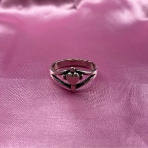 James Avery Cross with Heart Ring